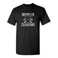 thumbnail image 1 of Brooklyn Stickball Champions Sarcastic Humor Graphic Novelty Funny Tall T Shirt, 1 of 1