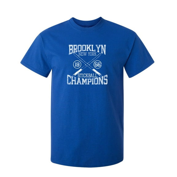 Brooklyn Stickball Champions Sarcastic Humor Graphic Novelty Funny Youth T Shirt