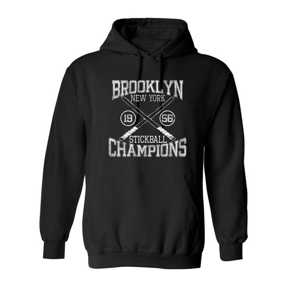 Brooklyn Stickball Champions Sarcastic Novelty Gift Idea Adult Humor Funny Men's Hoodies