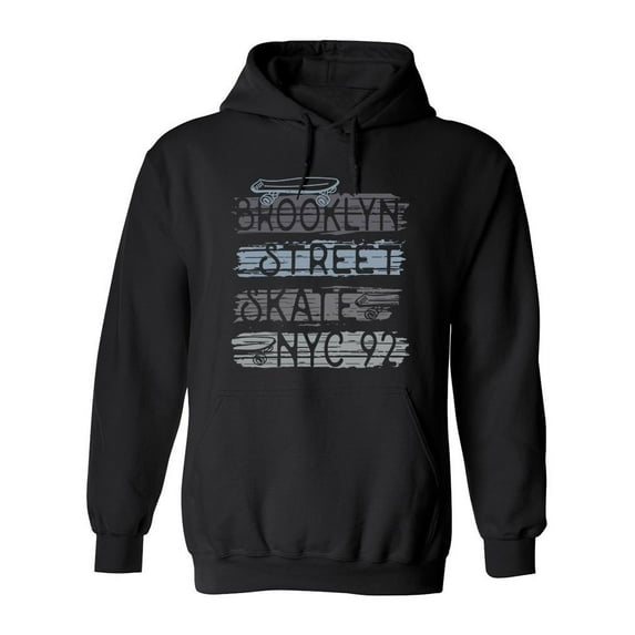 Brooklyn Street Skate Nyc Hoodie Men -Image by Shutterstock, Male 3X-Large