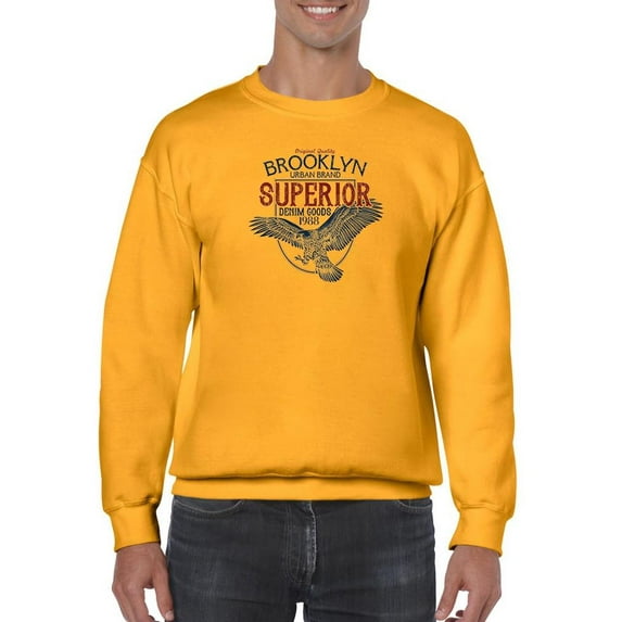 Brooklyn Superior Denim Goods Sweatshirt Men -Image by Shutterstock, Male 3X-Large
