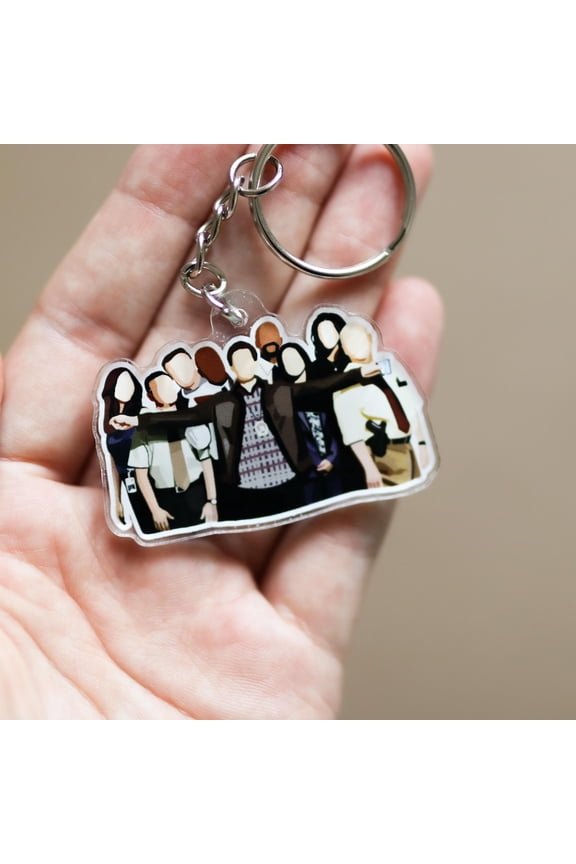 Brooklyn TV Show Characters Acrylic Keychain | tv show gift, police, gift idea, acrylic keychain, aesthetic, group