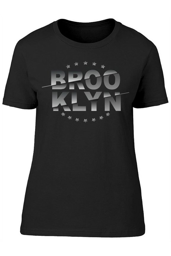 Brooklyn, Text T-Shirt Women -Image by Shutterstock, Female x-Large