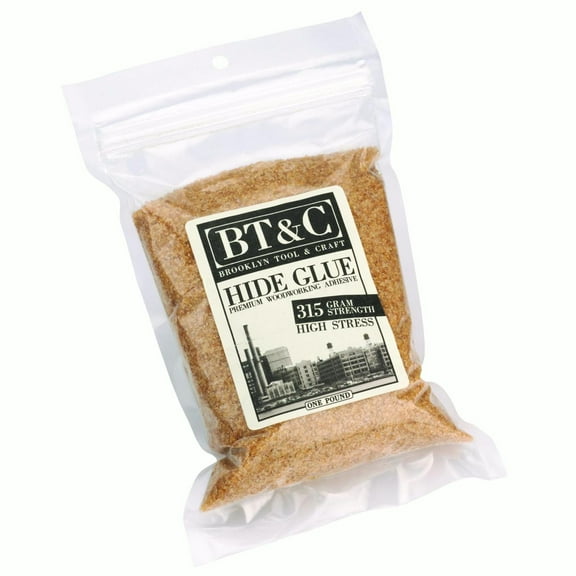Brooklyn Tool & Craft Hide Glue 315 Gram Strength, 1 lb.