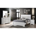 thumbnail image 1 of Brooklyn Twin 4 Piece LED Bedroom set made with Wood in White, 1 of 12