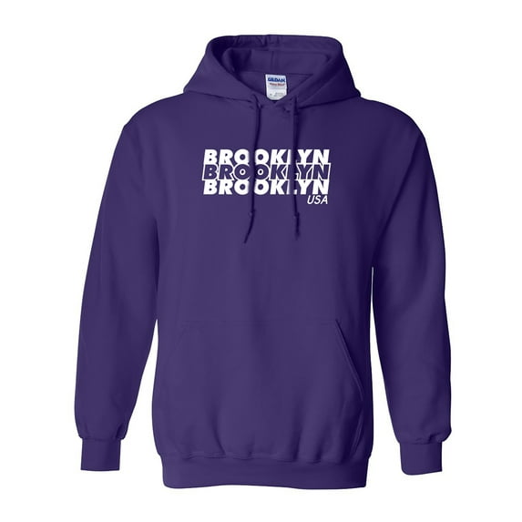 Brooklyn USA Adult Hooded Sweatshirt