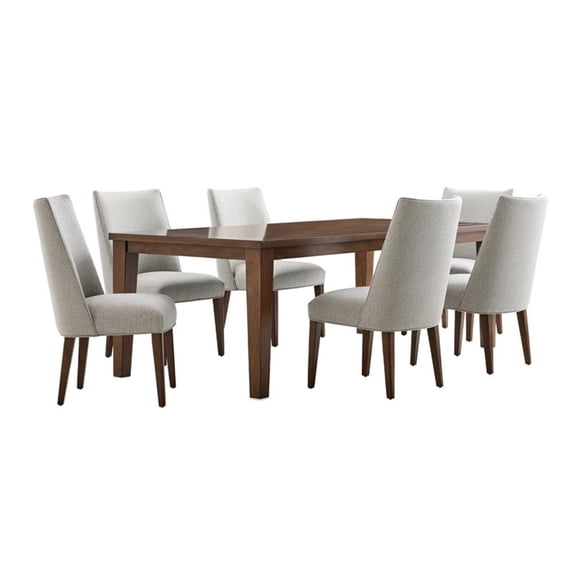 Brooklyn Walk 9-Piece Dining Room Set - Burnt Umber Brown