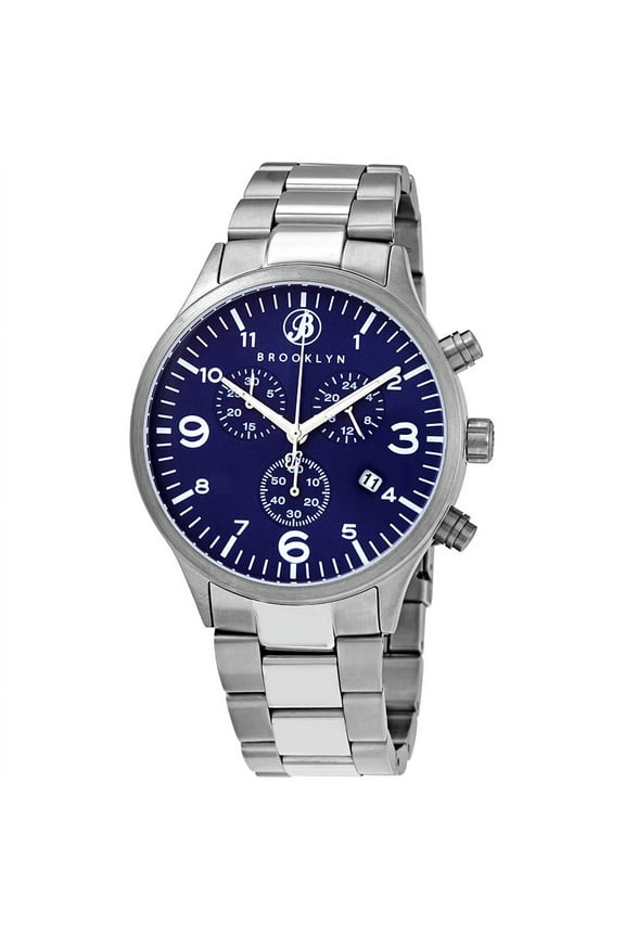 Brooklyn Watch Co. Bedford Brownstone II Quartz Blue Dial Men's Watch 308-BLU-2