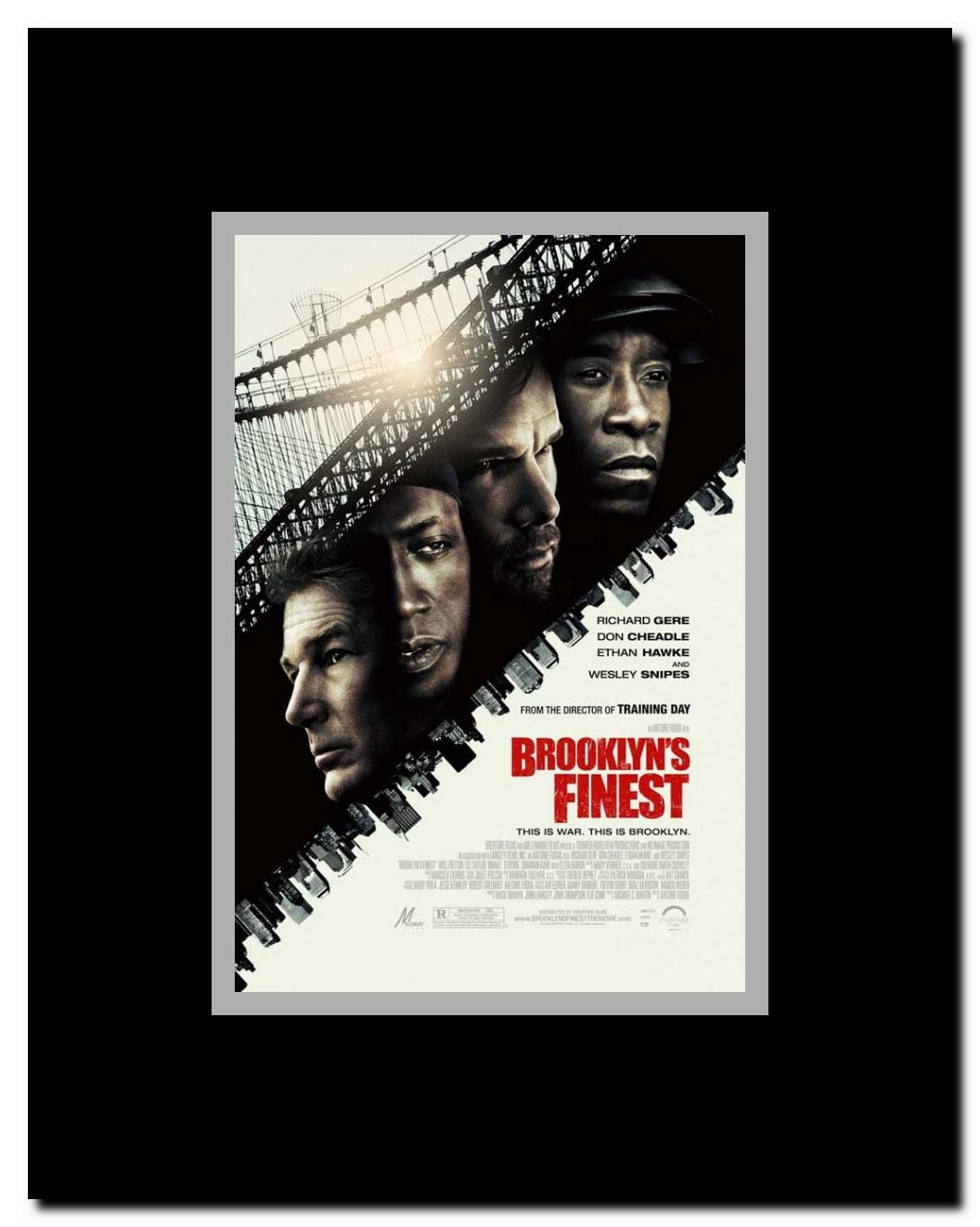 Brooklyn's Finest Framed Movie Poster