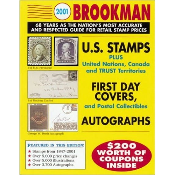 Pre-Owned Brookman United States, United Nations Canada Stamps Postal Collectibles 2002 Brookman Stamp Price Guide, 2002 Paperback MacDonald, David S.
