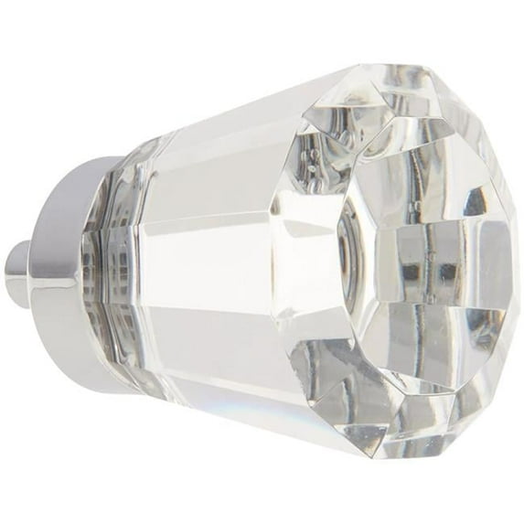 Brookmont 1.25 in. Cabinet Knob, Bright Chrome
