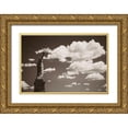 thumbnail image 1 of Brooknam, John 18x13 Gold Ornate Wood Framed with Double Matting Museum Art Print Titled - Liberty in the Clouds, 1 of 4