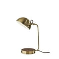 thumbnail image 1 of Adesso Brooks AdessoCharge Wireless Charging Desk Lamp, Antique Brass, Metal Shade, 1 of 9