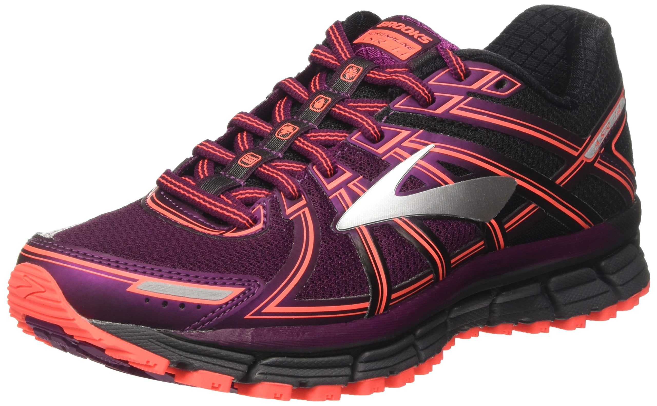 Brooks Adrenaline ASR 14 Black Ebony Pickled Beet 6 Walmart