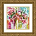 thumbnail image 1 of Brooks, Amanda J. 12x12 Gold Ornate Wood Framed with Double Matting Museum Art Print Titled - Sunburst Symphony, 1 of 4