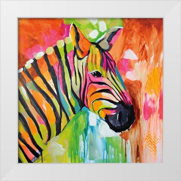 Brooks, Amanda J. 12x12 White Modern Wood Framed Museum Art Print Titled - Za Za