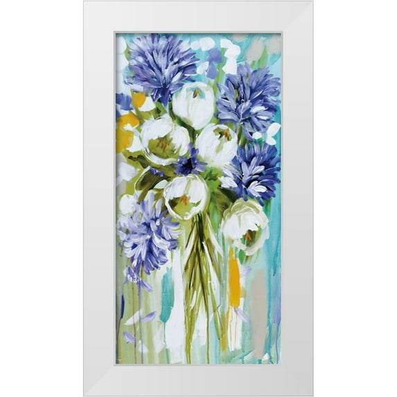 Brooks, Amanda J. 18x32 White Modern Wood Framed Museum Art Print Titled - Summer Glow