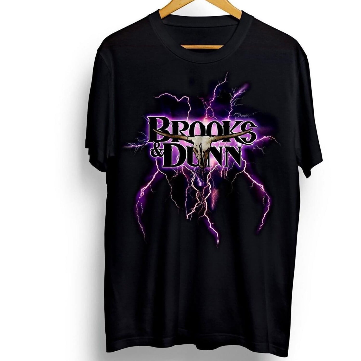 Brooks And Dunn Shirt LIGHTNING Tour Concert Funny Black Vintage Gift