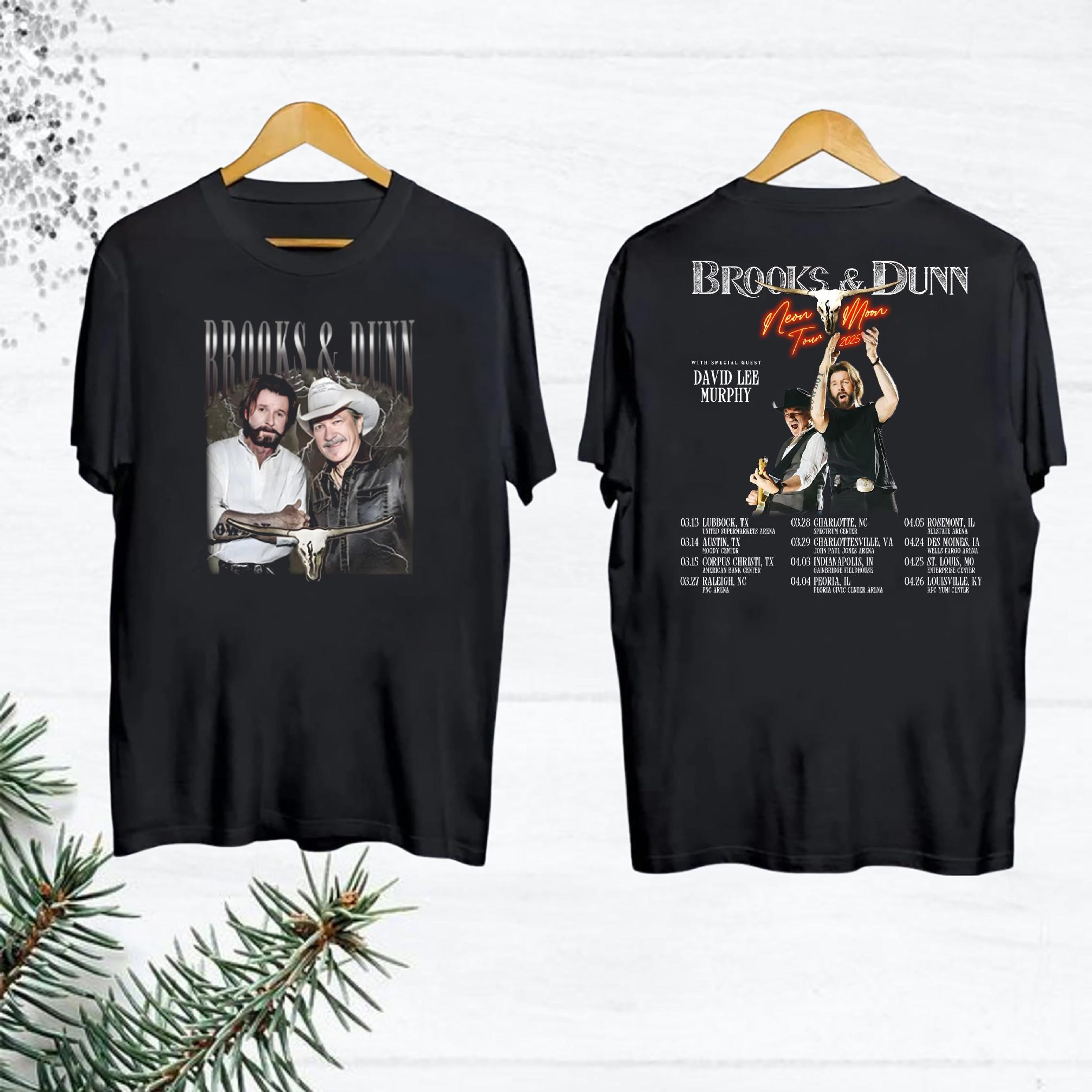 Brooks And Dunn Vintage Shirt, Brooks And Dunn Neon Moon 2025 Tour