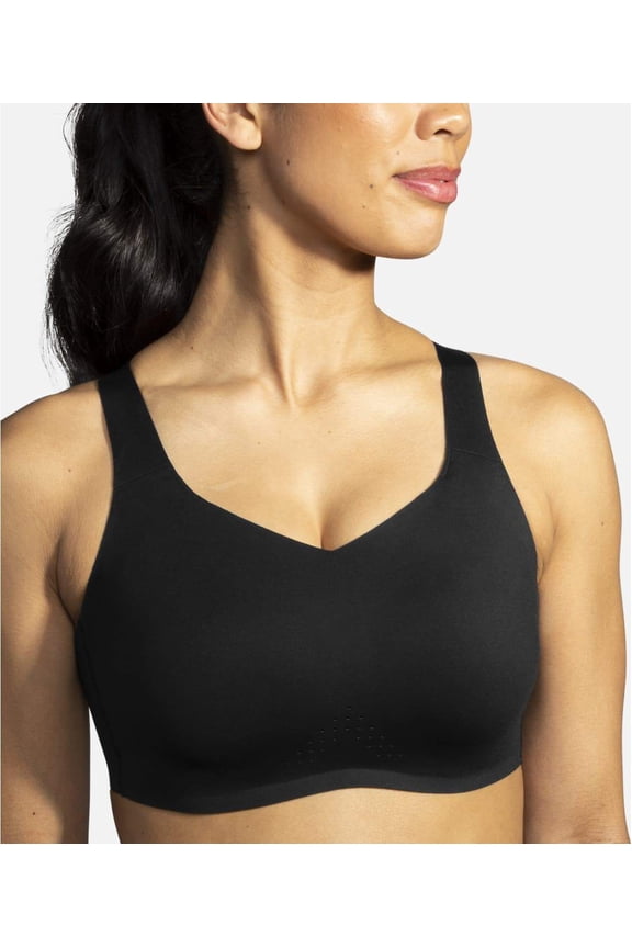 Women's Underwire Sports Bra for High Impact Running, Workouts & Sports with Maximum Support - Black - 36 DD