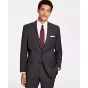 Brooks Brothers Men Brown Plaid Wool Blazer Sport Coat Suit Jacket Size 44L