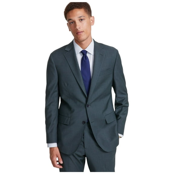 Brooks Brothers Mens Classic fit Suit Jacket Blazer 40 L Green Solid Stretch