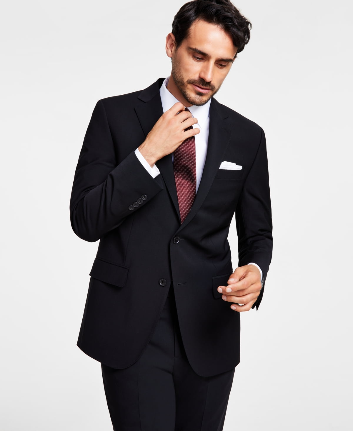 BROOKS BROTHERSのMadison FITスーツ・ブラック Brooks Brothers Mens Classic fit Suit Jacket Blazer 42 S
