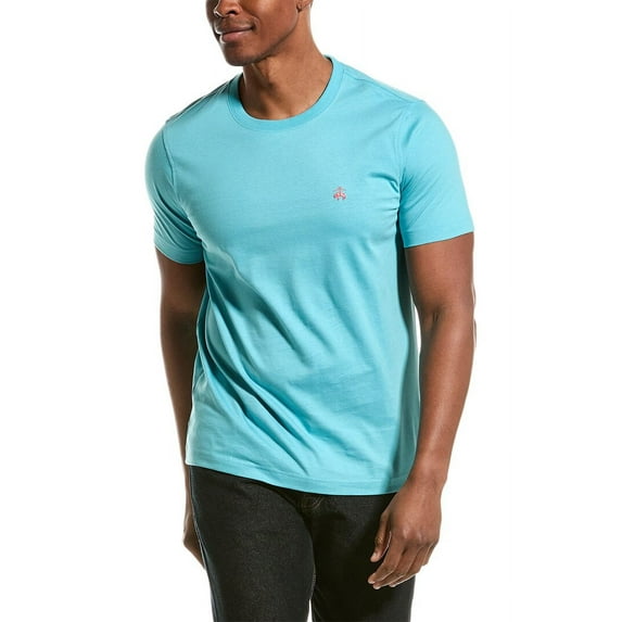Brooks Brothers mens Classic T-Shirt, M, Blue