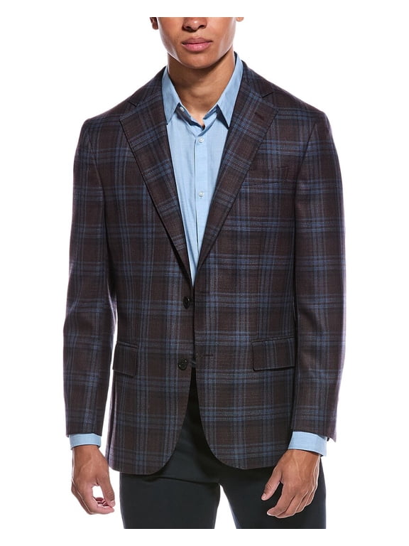 mens Classic Wool Sportscoat, 36 REG, Red