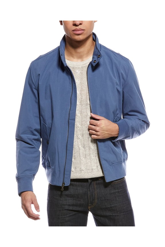 mens  Harrington Solid Jacket, SM, Navy