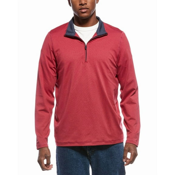Brooks Brothers mens  Knit 1/2-Zip Pullover, m, Red