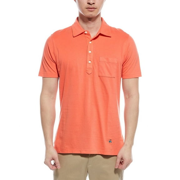 Brooks Brothers mens  Knit Polo Shirt, s, Red