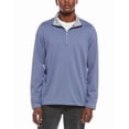 thumbnail image 1 of Brooks Brothers mens  Knit Solid 1/4-Zip Pullover, m, Blue, 1 of 3