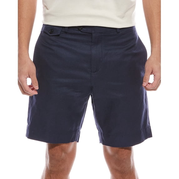 Brooks Brothers mens Linen-Blend Short, 38, Navy