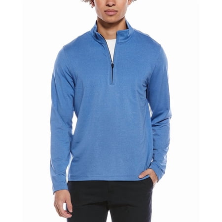 Brooks Brothers mens Performance Knit 1/2-Zip Pullover, SM, Blue