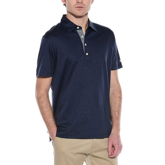 Brooks Brothers mens Performance Polo Shirt, s, Blue