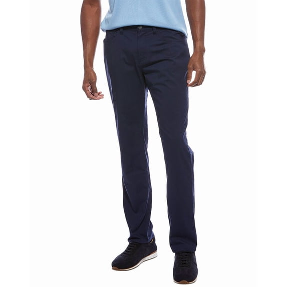 Brooks Brothers mens Performance Straight Front Pant, 30 32, Blue