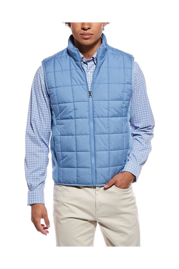 mens Performance Vest, l, Blue