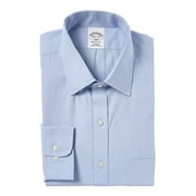 Brooks Brothers mens  Regent Fit Dress Shirt, 14H32/33, Blue