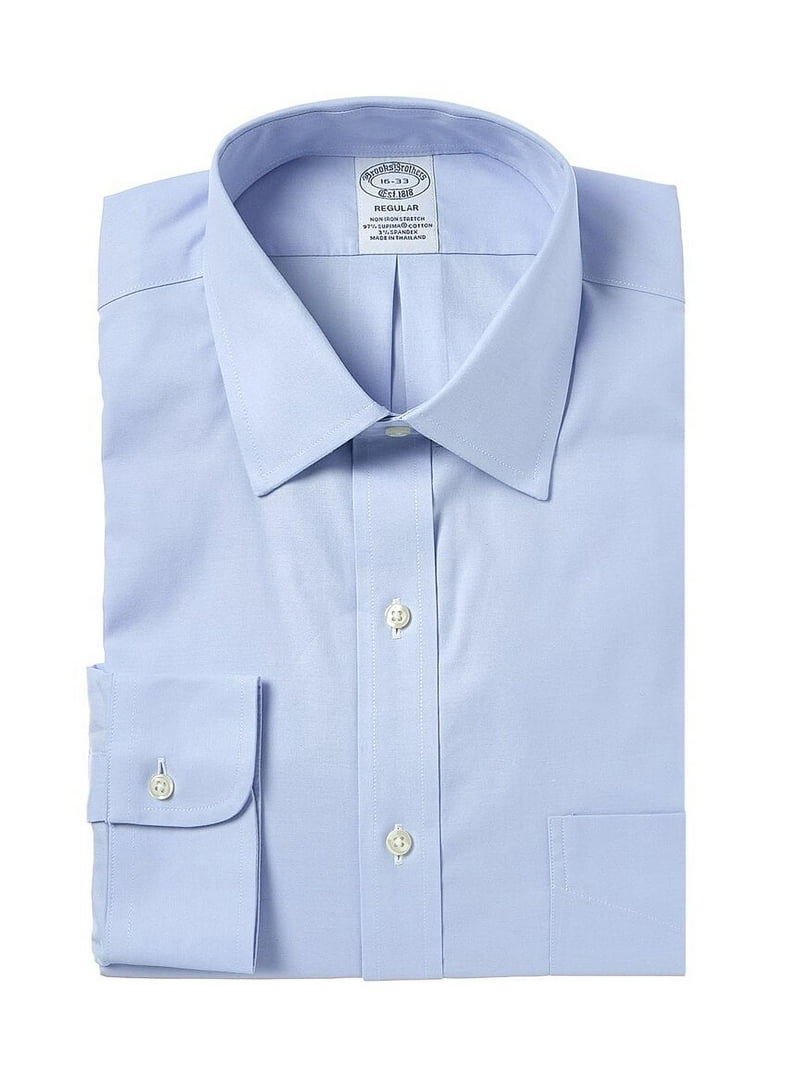 brooks brothers classic fit dress shirt Brooks Brothers Regular Fit Solid Stretch Cotton Button-Down Oxford Shirt: Pure Cashmere