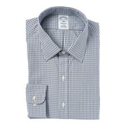 Brooks Brothers mens  Regular Fit Dress Shirt, 16H34/35, Blue