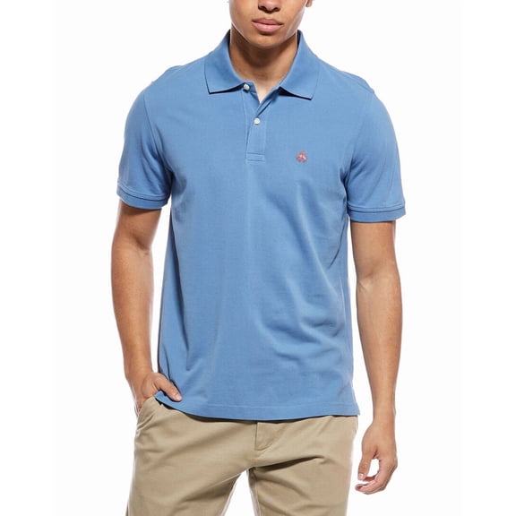 Brooks Brothers mens Slim Fit Polo Shirt, XL, Blue