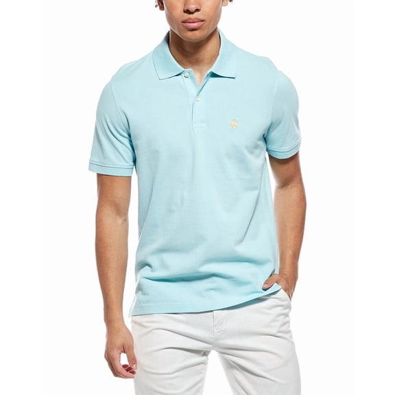 Brooks Brothers mens Slim Fit Polo Shirt, s, Blue