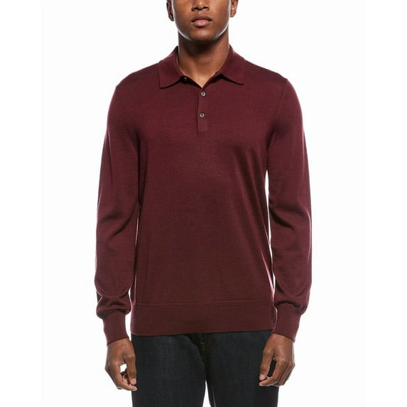 Brooks Brothers mens Wool-Blend Polo Shirt, l, Red