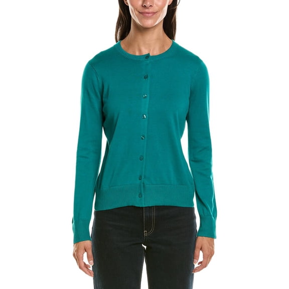 Brooks Brothers womens Cable Cardigan, XL, Green