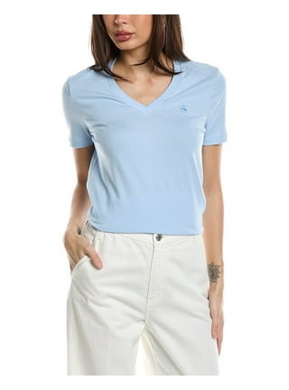 Bobbie Brooks Women's Sz L Short Sleeve White Graphic Tee Shirt Top (R)
