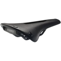 Brooks C15 Carved All Weather Saddle - Black Rail Material: Steel