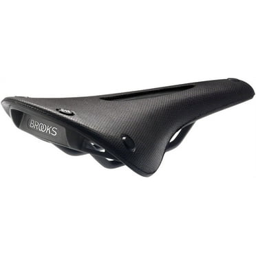 Brooks C15 Carved All Weather Saddle - Black Rail Material: Steel