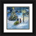thumbnail image 1 of Brooks, Donna 20x20 Black Ornate Wood Framed with Double Matting Museum Art Print Titled - The Perfect Tree, 1 of 4