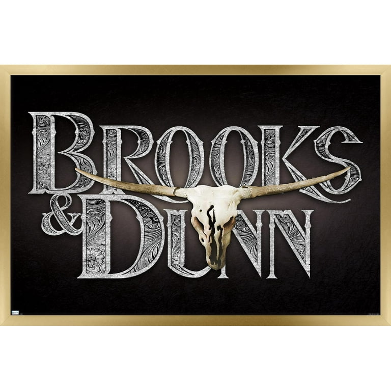 Brooks Dunn Logo Wall Poster, x Framed